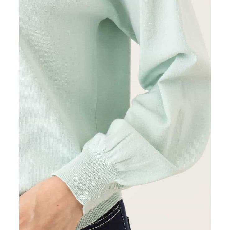 ボリューム袖ベーシックニット/洗える/WEB限定サイズあり | OFUON | 詳細画像36 