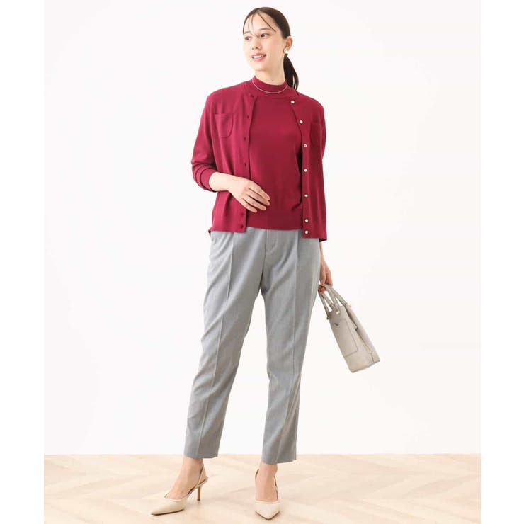 カラーニットアンサンブル/洗える/WEB限定サイズあり | OFUON | 詳細画像15 