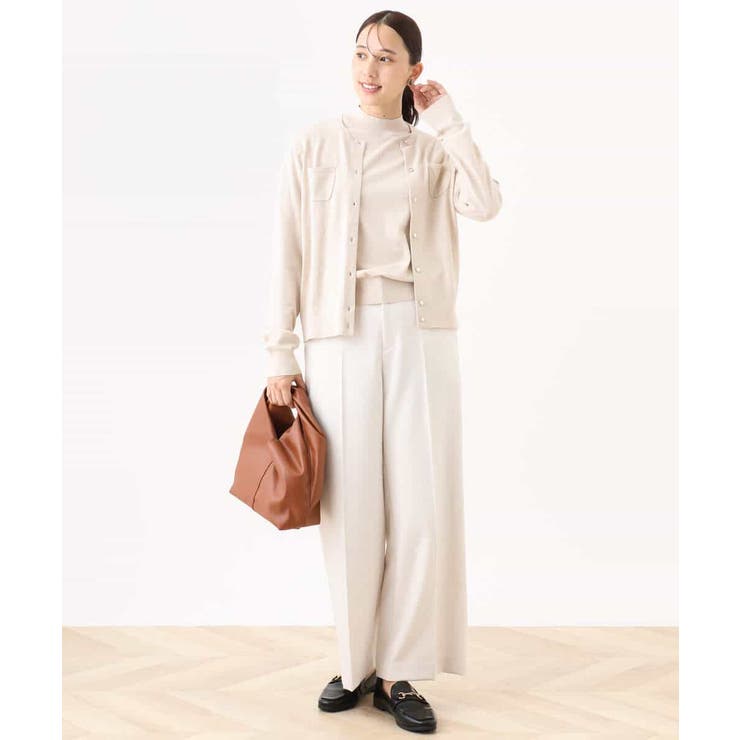 カラーニットアンサンブル/洗える/WEB限定サイズあり | OFUON | 詳細画像8 