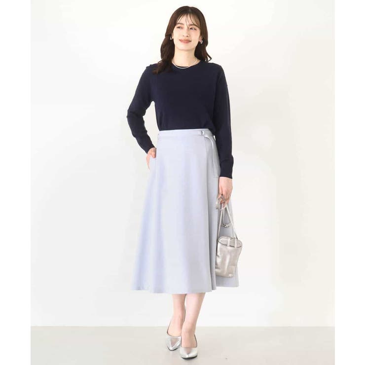 ドット柄コンパクトニットプルオーバー/洗える/WEB限定サイズあり | OFUON | 詳細画像14 