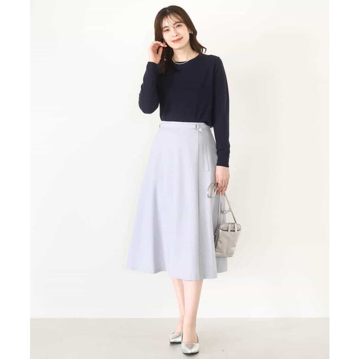 ドット柄コンパクトニットプルオーバー/洗える/WEB限定サイズあり | OFUON | 詳細画像16 