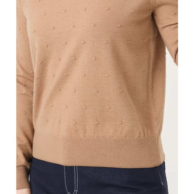 ドット柄コンパクトニットプルオーバー/洗える/WEB限定サイズあり | OFUON | 詳細画像32 