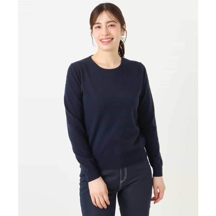 ドット柄コンパクトニットプルオーバー/洗える/WEB限定サイズあり | OFUON | 詳細画像36 