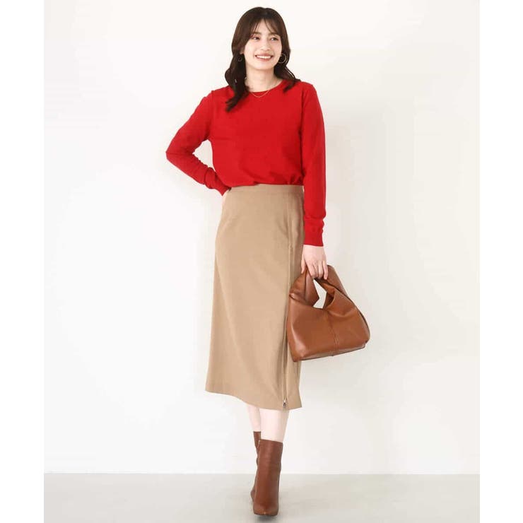 ドット柄コンパクトニットプルオーバー/洗える/WEB限定サイズあり | OFUON | 詳細画像5 