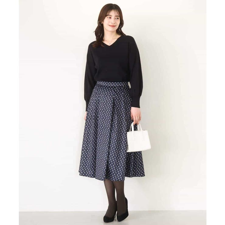 ベーシックVネックニット/洗える/WEB限定サイズあり | OFUON | 詳細画像7 