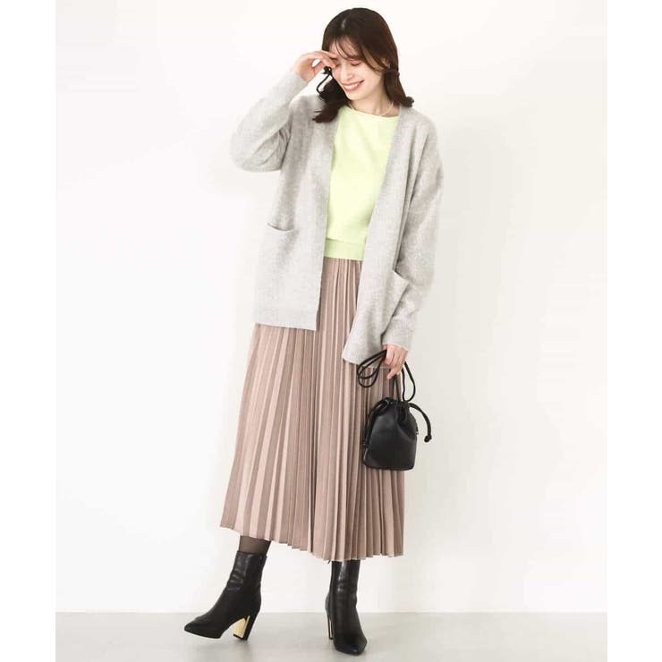 ベーシックボートネックニット/洗える/WEB限定サイズあり | OFUON | 詳細画像12 