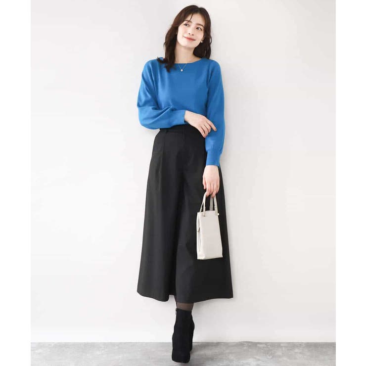 ベーシックボートネックニット/洗える/WEB限定サイズあり | OFUON | 詳細画像27 