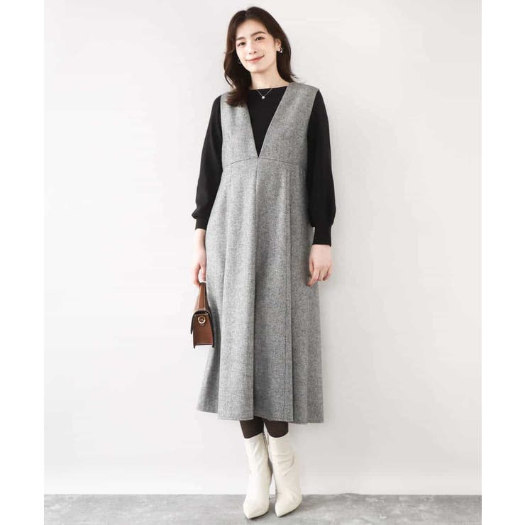 ベーシックボートネックニット/洗える/WEB限定サイズあり | OFUON | 詳細画像32 