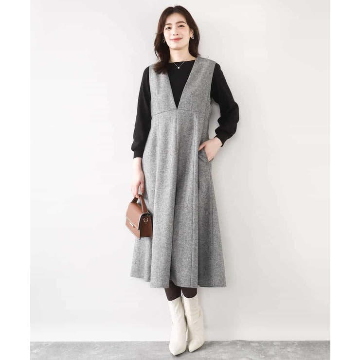 ベーシックボートネックニット/洗える/WEB限定サイズあり | OFUON | 詳細画像33 