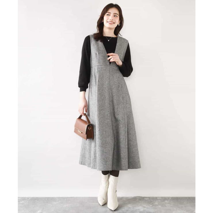 ベーシックボートネックニット/洗える/WEB限定サイズあり | OFUON | 詳細画像34 