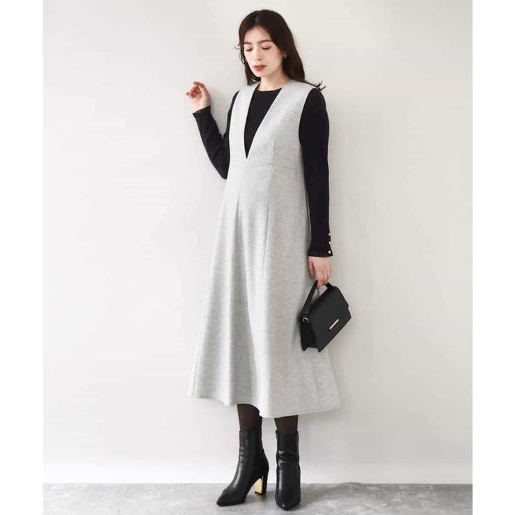 ベーシックボートネックニット/洗える/WEB限定サイズあり | OFUON | 詳細画像35 