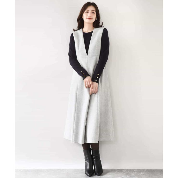 ベーシックボートネックニット/洗える/WEB限定サイズあり | OFUON | 詳細画像37 