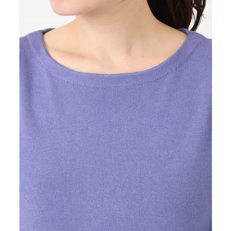 ベーシックボートネックニット/洗える/WEB限定サイズあり | OFUON | 詳細画像49 