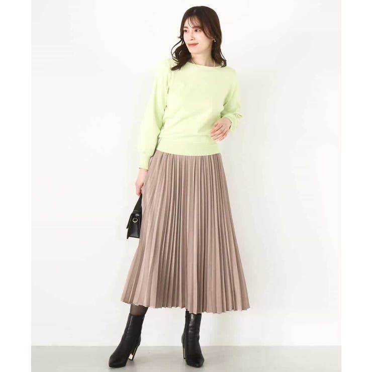 ベーシックボートネックニット/洗える/WEB限定サイズあり | OFUON | 詳細画像8 