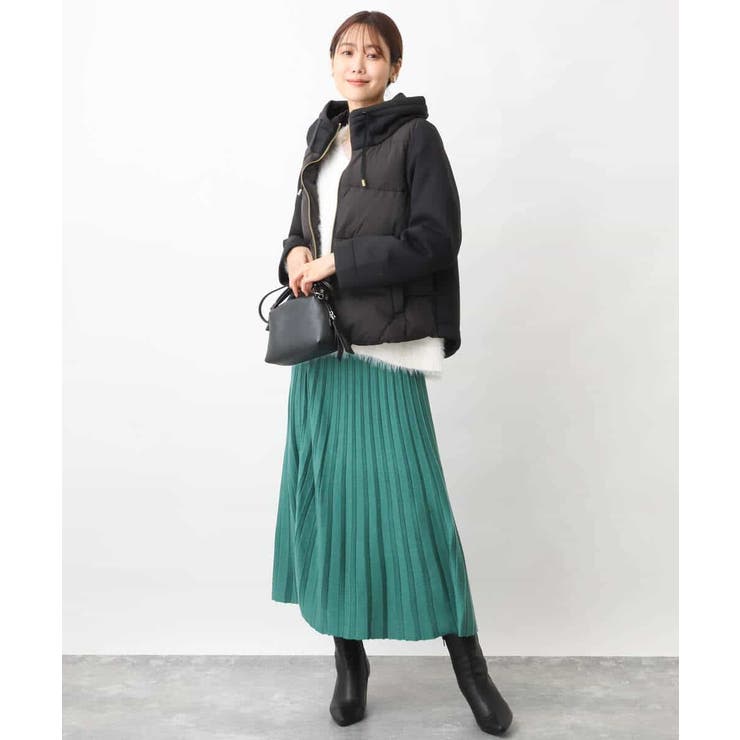 フェザーヤーンVネックニット | OFUON | 詳細画像14 