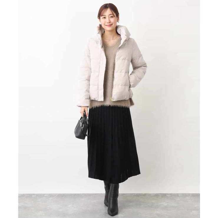 フェザーヤーンVネックニット | OFUON | 詳細画像20 