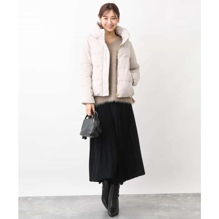 フェザーヤーンVネックニット | OFUON | 詳細画像21 