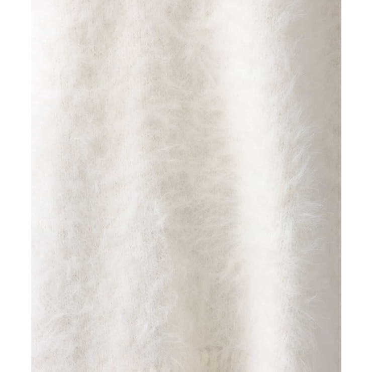 フェザーヤーンVネックニット | OFUON | 詳細画像31 