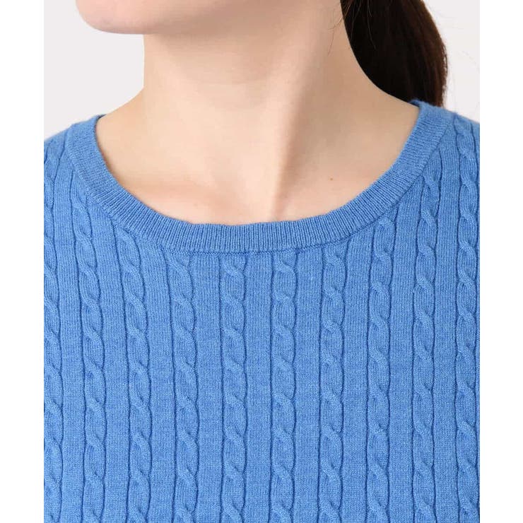 ミニケーブル柄ニット/洗える/WEB限定サイズあり | OFUON | 詳細画像17 