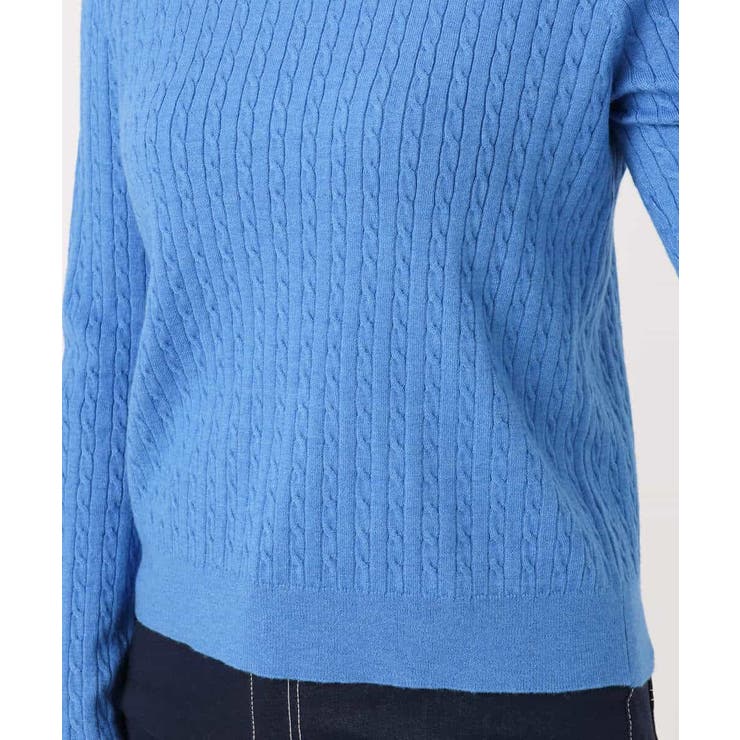 ミニケーブル柄ニット/洗える/WEB限定サイズあり | OFUON | 詳細画像19 