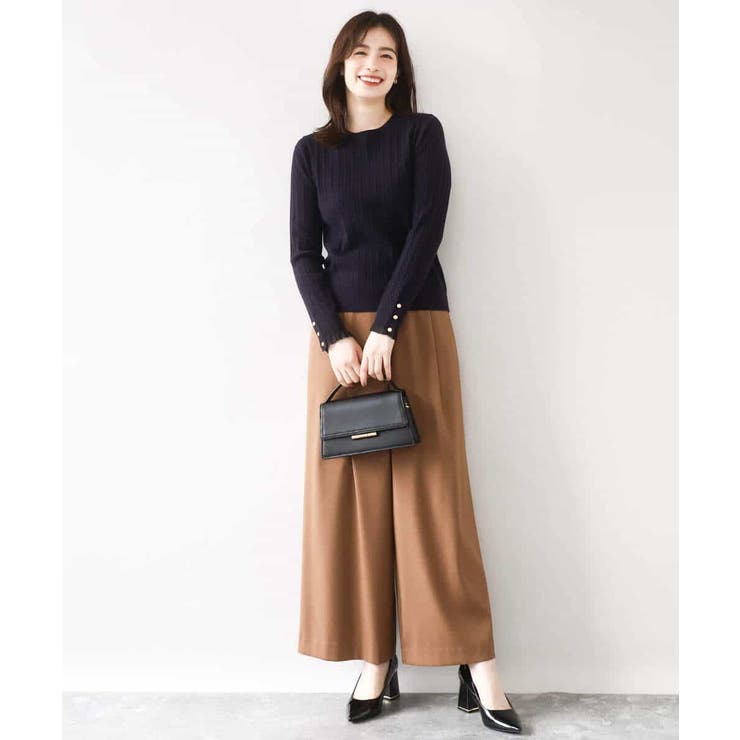 ミニケーブル柄ニット/洗える/WEB限定サイズあり | OFUON | 詳細画像7 