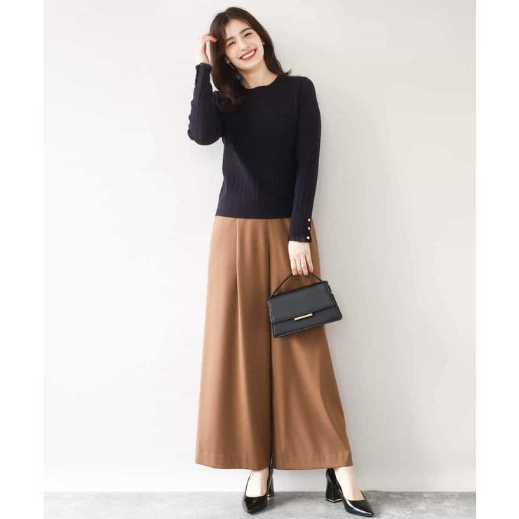 ミニケーブル柄ニット/洗える/WEB限定サイズあり | OFUON | 詳細画像9 