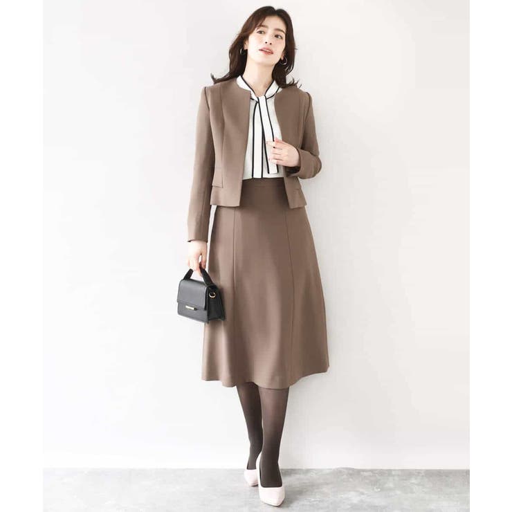 配色ラインボウタイニット/洗える/WEB限定サイズあり | OFUON | 詳細画像12 