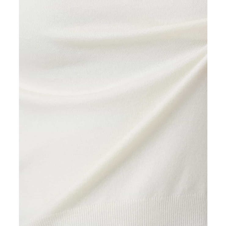 パール調ビーズ衿付きハイゲージニット/洗える | OFUON | 詳細画像24 