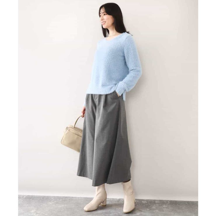 ミニスパンコールシャギーニット/洗える/WEB限定サイズあり | OFUON | 詳細画像2 