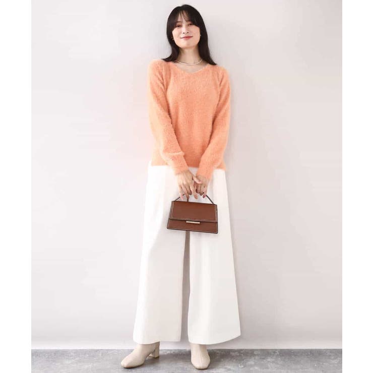 ミニスパンコールシャギーニット/洗える/WEB限定サイズあり | OFUON | 詳細画像26 