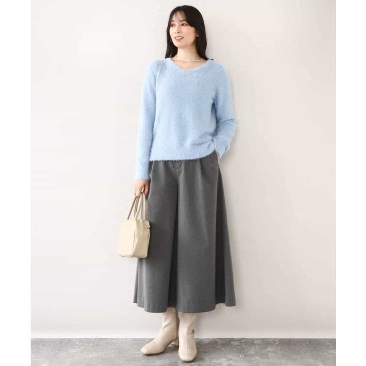 ミニスパンコールシャギーニット/洗える/WEB限定サイズあり | OFUON | 詳細画像31 