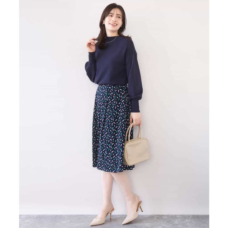 ハイネックハイゲージニット/UVカット/洗える/WEB限定サイズあり | OFUON | 詳細画像26 