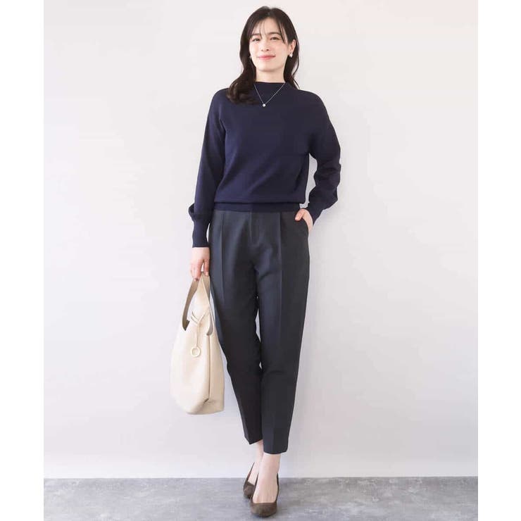 ハイネックハイゲージニット/UVカット/洗える/WEB限定サイズあり | OFUON | 詳細画像29 