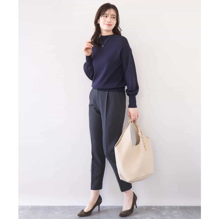 ハイネックハイゲージニット/UVカット/洗える/WEB限定サイズあり | OFUON | 詳細画像30 