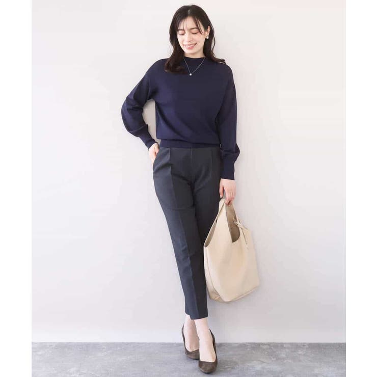 ハイネックハイゲージニット/UVカット/洗える/WEB限定サイズあり | OFUON | 詳細画像31 