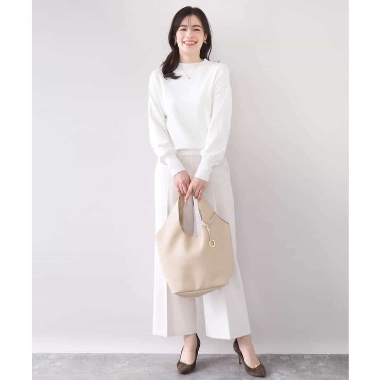 ハイネックハイゲージニット/UVカット/洗える/WEB限定サイズあり | OFUON | 詳細画像34 