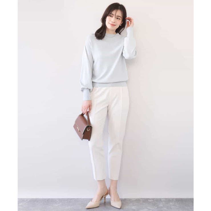 ハイネックハイゲージニット/UVカット/洗える/WEB限定サイズあり | OFUON | 詳細画像4 