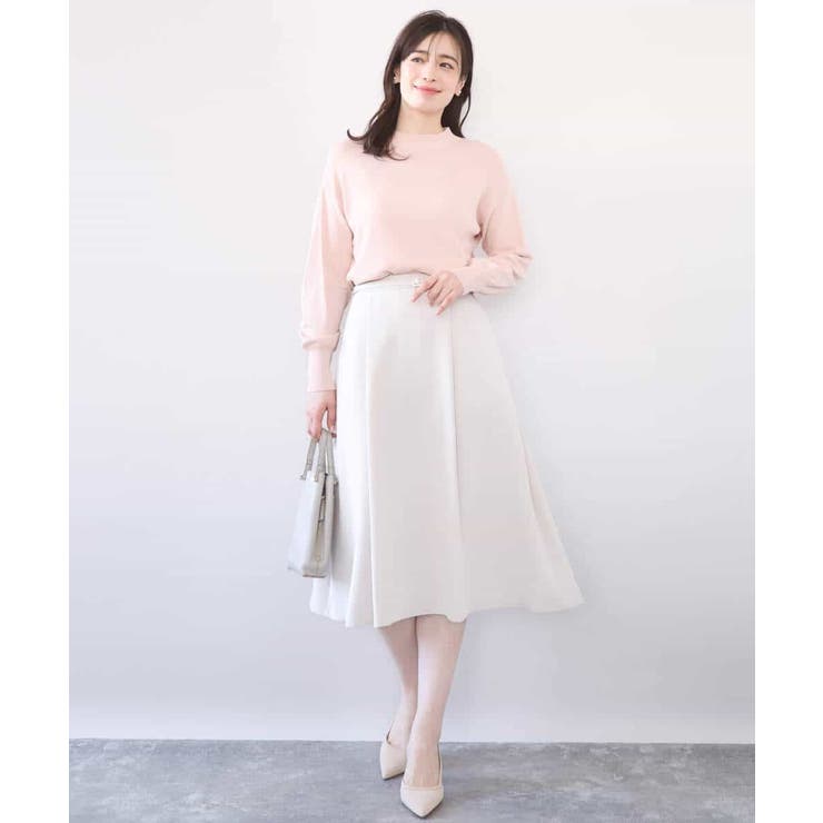 ハイネックハイゲージニット/UVカット/洗える/WEB限定サイズあり | OFUON | 詳細画像43 