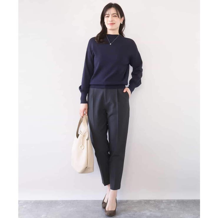 ハイネックハイゲージニット/UVカット/洗える/WEB限定サイズあり | OFUON | 詳細画像46 