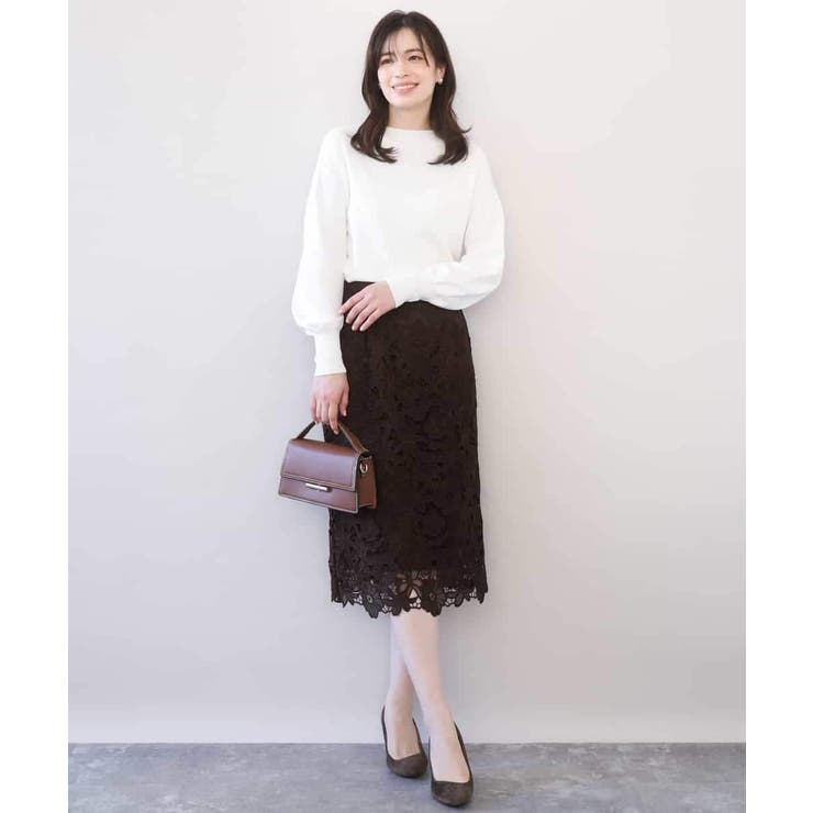 ハイネックハイゲージニット/UVカット/洗える/WEB限定サイズあり | OFUON | 詳細画像51 