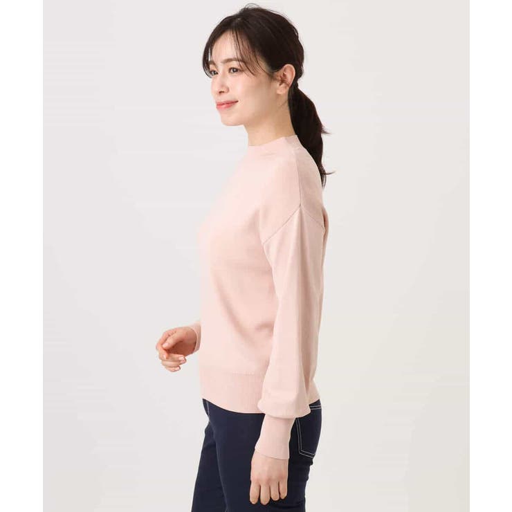 ハイネックハイゲージニット/UVカット/洗える/WEB限定サイズあり | OFUON | 詳細画像55 