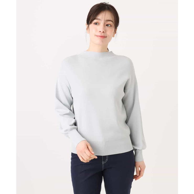 ハイネックハイゲージニット/UVカット/洗える/WEB限定サイズあり | OFUON | 詳細画像61 