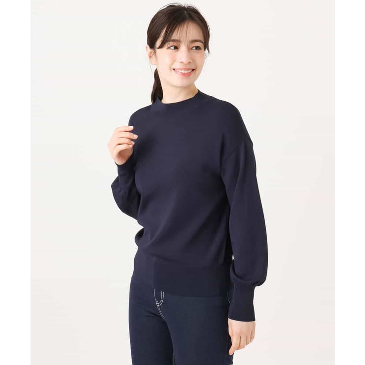 ハイネックハイゲージニット/UVカット/洗える/WEB限定サイズあり | OFUON | 詳細画像65 