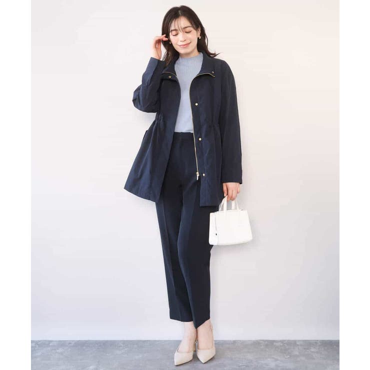 配色ラインアンサンブル（カーディガン&ニットプルオーバー） UVカット 洗える | OFUON | 詳細画像14 