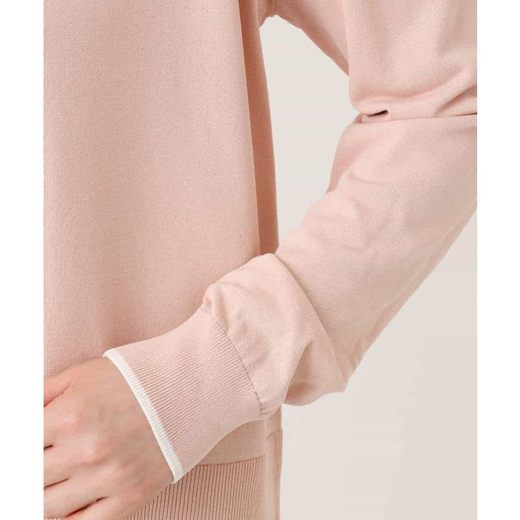 配色ラインアンサンブル（カーディガン&ニットプルオーバー） UVカット 洗える | OFUON | 詳細画像32 