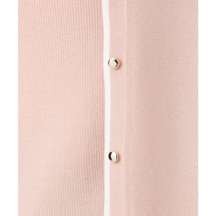 配色ラインアンサンブル（カーディガン&ニットプルオーバー） UVカット 洗える | OFUON | 詳細画像34 