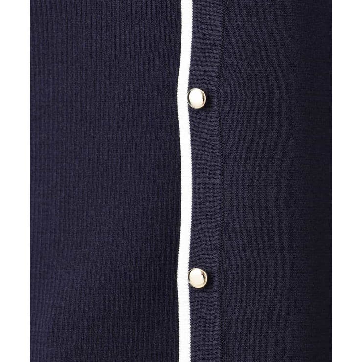 配色ラインアンサンブル（カーディガン&ニットプルオーバー） UVカット 洗える | OFUON | 詳細画像41 