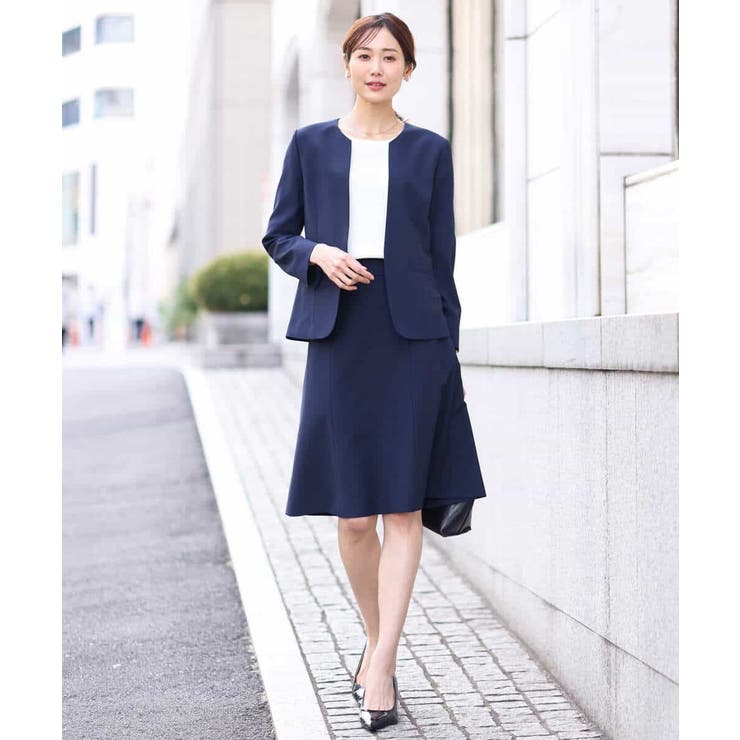 ボートネック五分袖ニット/洗える | OFUON | 詳細画像13 