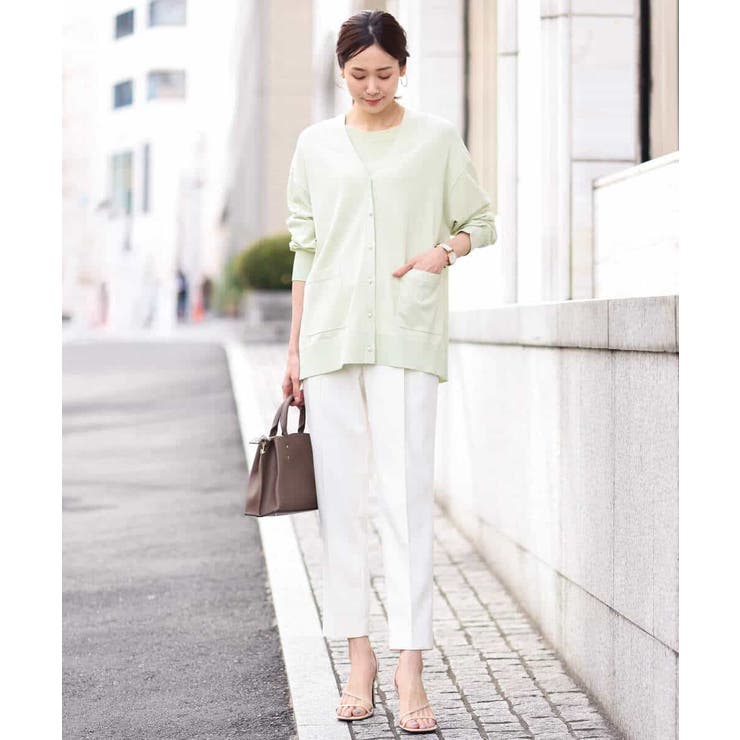 ボートネック五分袖ニット/洗える | OFUON | 詳細画像33 