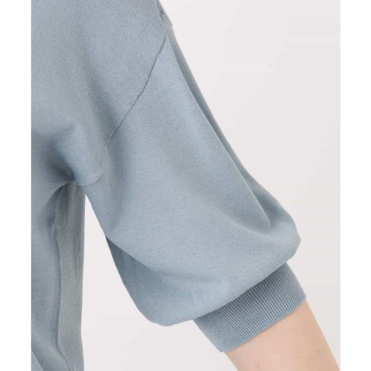 ハイゲージVネックニット/UVカット/接触冷感/洗える/WEB限定サイズあり | OFUON | 詳細画像27 